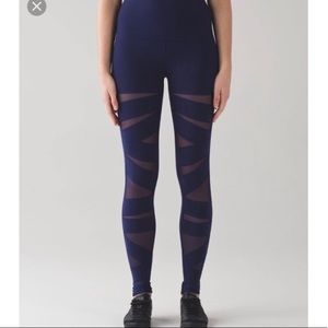 Zig Zag Mesh Lululemon leggings